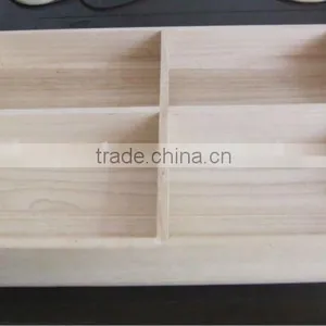Unfinished Cheaper Wooden Sushi Tray thumbnail-1