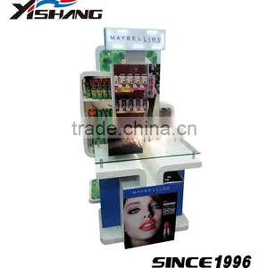 Led Lights Wooden Make up Store Display thumbnail-1