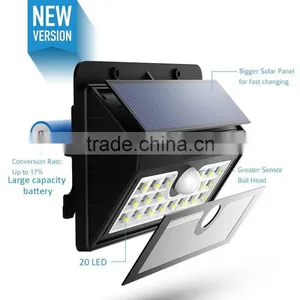 Solar Lights 2-Pack 20LED Motion Sensor Light Waterproof Outdoor Solar Motion Sensor Light for Hotel,bar, thumbnail-5