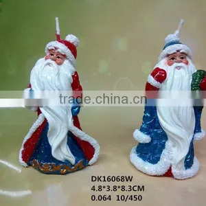 Handmade Non-scented Santa Claus Christmas Candle thumbnail-5