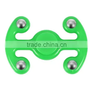 Fidget Hand Spinner Finger Toy Stress Reliever Killing Time Adults/Kids Green thumbnail-2