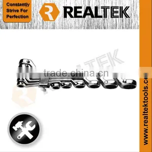 6 Pieces Ratchet Ultra-short Spanner Set thumbnail-1