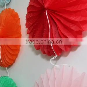 Wholesale Hanging Decor Decorative Paper Honeycomb Fan thumbnail-3