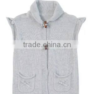 V-neck Fashion Baby Sleeveless Sweater thumbnail-5