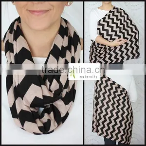 2014 Zig Zag Stylish Nursing Cover, Nursing Wrap thumbnail-1