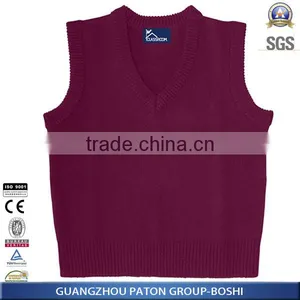 Boshi Profesional OEM Knitwear Sweaters v Neck Acrylic Sweater thumbnail-4