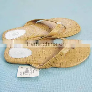 Stock Beach Slippers Ladies PU Leather Slippers Closeout Wholesaler 140714d thumbnail-1