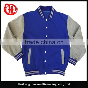 2017 Top Popular Wholesale Men Fleece Varsity Jacket Baseball Uniform thumbnail-3