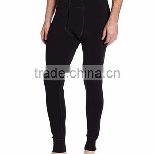 Custom Male Pure 100% Fine New Merino Wool Men's Athletics Midweight Bottom Outdoors Sports Winter Thermal Underwear Pants thumbnail-4