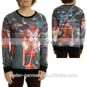 China Apparel All Over Sublimation Sweatshirt thumbnail-1