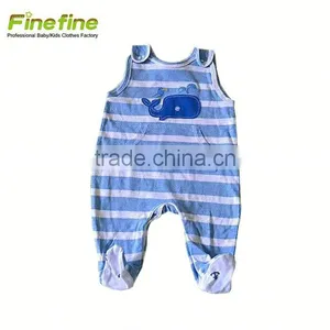 Hot Selling Newborn Plain Cotton Infant Soft Cotton Baby Romper thumbnail-5