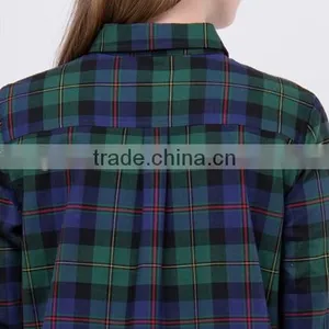 Z&M New Women Latest Fashion Dress Shirt Dress Cotton Dress thumbnail-6