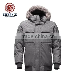 Men Down Jacket With Fur thumbnail-1