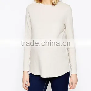 Regular Fit Comfortable Long Sleeve Cotton Fabric of Maternity Wear thumbnail-4