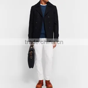High Quality China Customed Latest Sweater Designs for Men Ribbed Trims Wool Blend Sweater thumbnail-4
