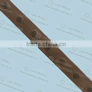 Colored Plastic Snap Button Tape for Garment, Polyester Tape, Press Snap Button thumbnail-2