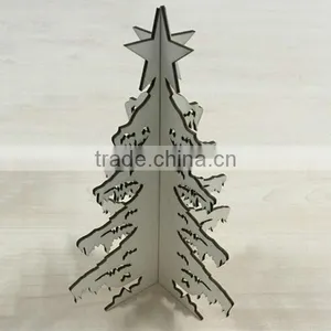 New Arrival DIY 3D Wood Tree Decoration Laser Cut Craft thumbnail-1