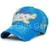 Blue Twill Monogrammed 58cm Cotton Baseball Caps With 3D Embroidered Logo thumbnail-1