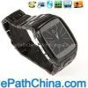 1.6 Inch Quad Band Touchscreen Stainless Steel Watch Cell Phone thumbnail-1