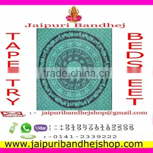 Jaipuri Home Mandala Tapestries thumbnail-3