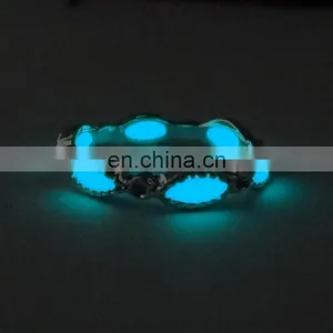 925 Silver Plated Infinity Hollow Out Glow In The Dark Ring For Couple thumbnail-3