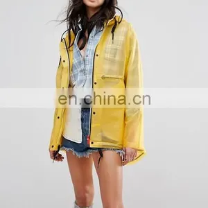 2017 Classic Blank Office Lady Elegant Long Waterproof Jackets Women Coats thumbnail-4