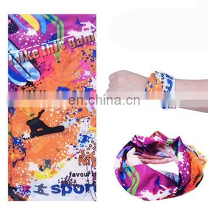 Magic Seamless Multifunctional Custom Printed Headwear Mask Bandana thumbnail-4