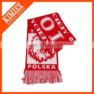 Wholesale Knit Acrylic Jacquard Scarf thumbnail-1