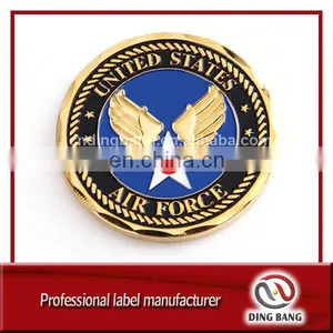Top Quality Metal Crafts Alloy Casted And Soft Enamel Type Security Souvenir Custom Metal Unique Coin thumbnail-1