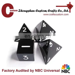 Custom Enamel Painted Logo Soft Corner 6 Side Dice thumbnail-4