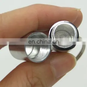 Waterproof Aluminum Medicine Pill Container Box Bottle Case Key Chain Holder thumbnail-6