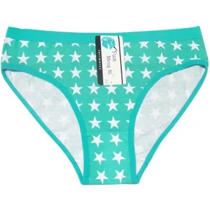 Yun Meng Ni Sexy Underwear Five Star Printed Girls Briefs Breathable Cotton Women's Panties thumbnail-5