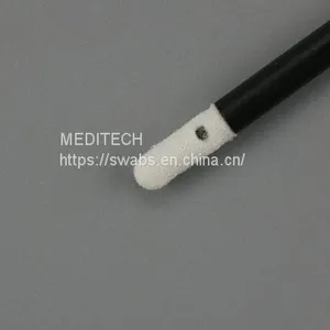 FLEXIBLE MINI-TIP FOAM SWABS WITH BLACK PLASTIC HANDLE thumbnail-2