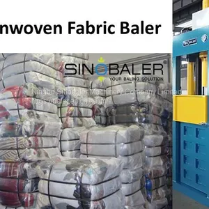Nonwoven Fabric Baler Machine in Nonwoven Fabric Recycling thumbnail-1
