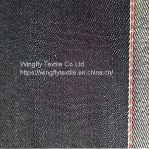 12.9oz Selvedge Definition Stretch Denim Fabric Suppliers W180203 thumbnail-2
