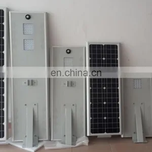 Adjustable Induction Lamp Ip65 Outdoor Streetlighting Streetlight Panel Integrated All In One Solar Led Street Light thumbnail-3