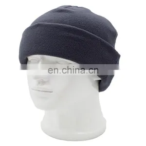 Cheap Price Unisex Embroidery Print Logo Winter Polar Fleece Beanie Cap thumbnail-3