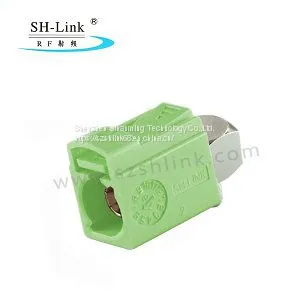 Fakra N Female Right Angle Crimp Solder Connector for RG174 RG316 Cable SHM.900.0003-4.N thumbnail-1