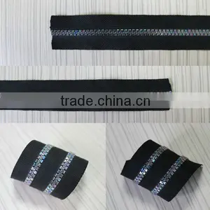 5# Plastic Derlin Resin Colorful Teeth Zipper Decorative Zippers for Garment thumbnail-2