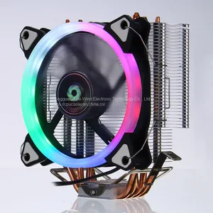 LIUYUEFENG X410 CPU Cooler 4 Heat Pipes With Colour Fan 3pin 120mm CPU Fan for Computer LGA775/115x/1366 AM2/AM3/AM4 thumbnail-3