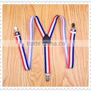 Men Striped Dress Jean /pants Suspender thumbnail-1