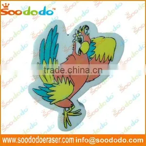 Fancy Rooster Eraser With Printing thumbnail-1