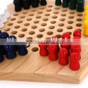 2015 Hot Promotional Items Wooden Musical Instruments Play Chess Game Now Wooden Hexagon Draughts Children's Early Education Toy thumbnail-4