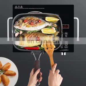 110v/220v Radiant Cooker 2000W Touch Control Black Color Easy to Operate Rice Soup Milk Hotpot Rice Keep Warm Function thumbnail-5