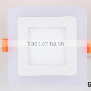 Ultra Thin Double Color LED Panel Light 3+2 Blue+White/Warm White Ultrathin Square Led Panel Light,led Panel Ceiling Light Quality Choice thumbnail-3