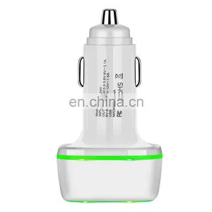 Hot Sale 18w 3 Port USB QC3.0 PD Car Charger Mobile Phone Charger Fast Charging for IPhone thumbnail-4