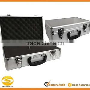 Smooth Silver Aluminum Case With Foam,Aluminum Flight Storage Box Case thumbnail-1