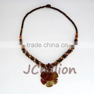 Coconut Shell Necklace OEM ( Real Natural ) thumbnail-1