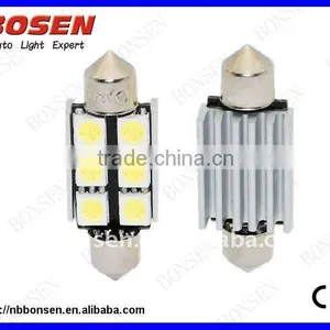 6pcs 5050SMD Festoon Auto Read Light thumbnail-1