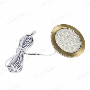 Under Cabinet Lights 6 Pack, Bawoo LED Puck Lights Remote Control, 4000K Natural Warm White Brightness Dimmable Battery Powered Touch Closet Cupboard Kitchen Wardrobe Lights thumbnail-4